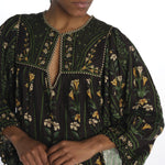Camicia FLOWERS ARCH stampa fiori 337183 BLACK farm rio 
