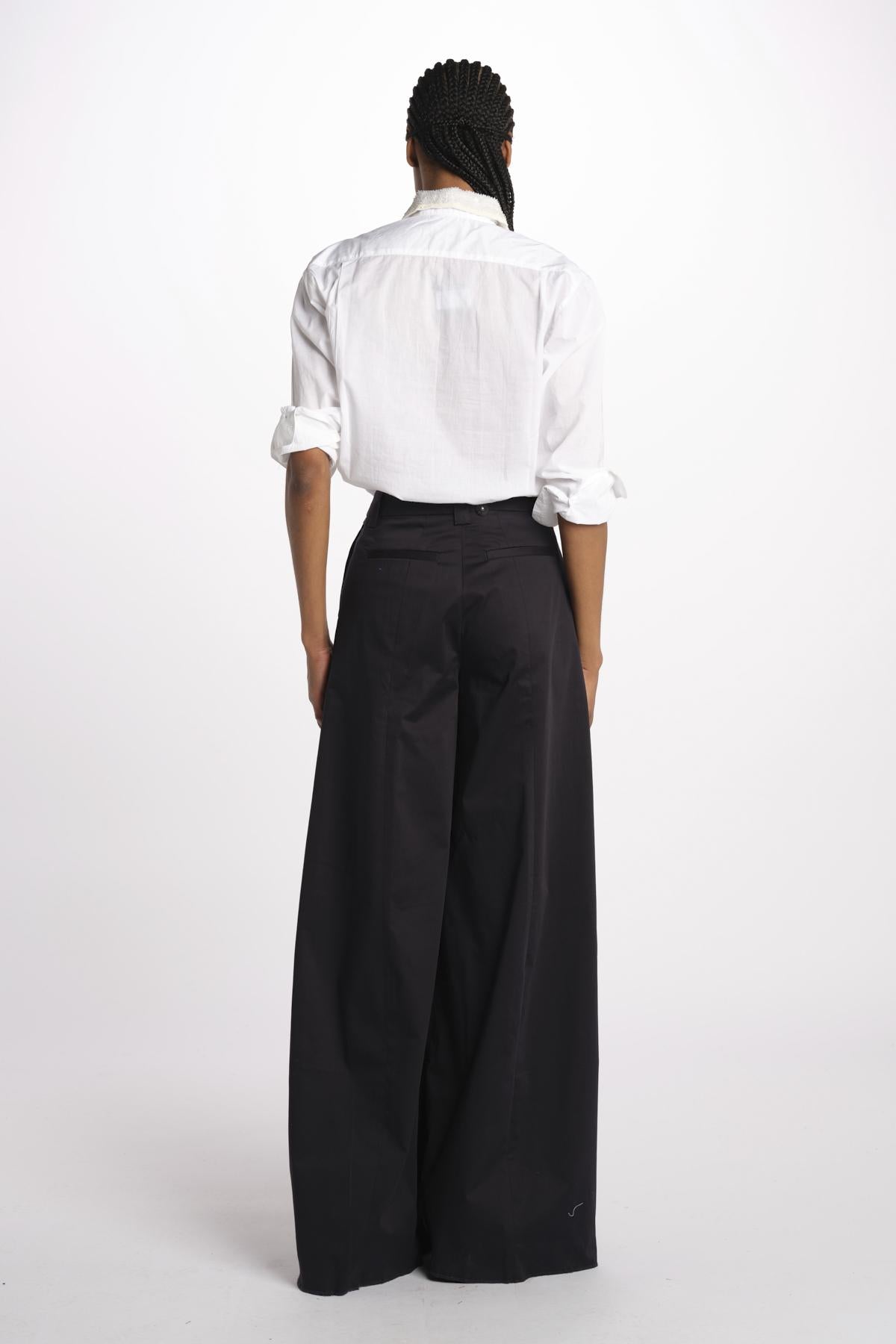Pantalone ALMA palazzo ALMA T0194 NIGHT BLUE the latest 