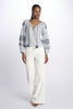 IBIZA shirt with applied embroidery by milaura.