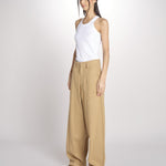 Pantalone con tasche CARLA MJD230_S93058 ROYAL YELLOW jejia 