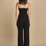top bustier in cady 31351-313 NERO 29 federica tosi 
