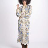 gonna stampata 350503 GARDEN BLUE 26046 farm rio 