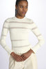 DEVON m/l lace insert sweater