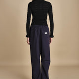 maglia girocollo jaquard RUBY 118 BLACK sea ny 