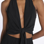 Top con nodo 41352-412 NERO federica tosi 