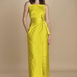 DOU abito lungo in raso DOU LEMON sofie d'hoore 
