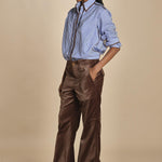 pantaloni 4 tasche in velluto liscio TWIGGY MJD211AAC1116 CHBRO jejia 