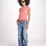 t-shirt girocollo manica corta WSCT20 377 CALIPSO PINK merz b 