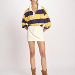 minigonna in vernice SOUR61 F1920_PS26 073 CREAM bellerose 