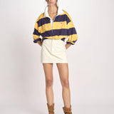 minigonna in vernice SOUR61 F1920_PS26 073 CREAM bellerose 