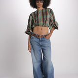 Top corto M/L MOD14 BORDEAUX MULTI milaura 