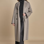 CLARA cappotto doppiopetto IO1111105 BE457 ivy oak 