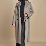 CLARA cappotto doppiopetto IO1111105 BE457 ivy oak 