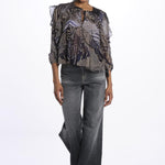 Camicia ranches stampa bicolore ANGELA BLEUNUIT ba&sh 