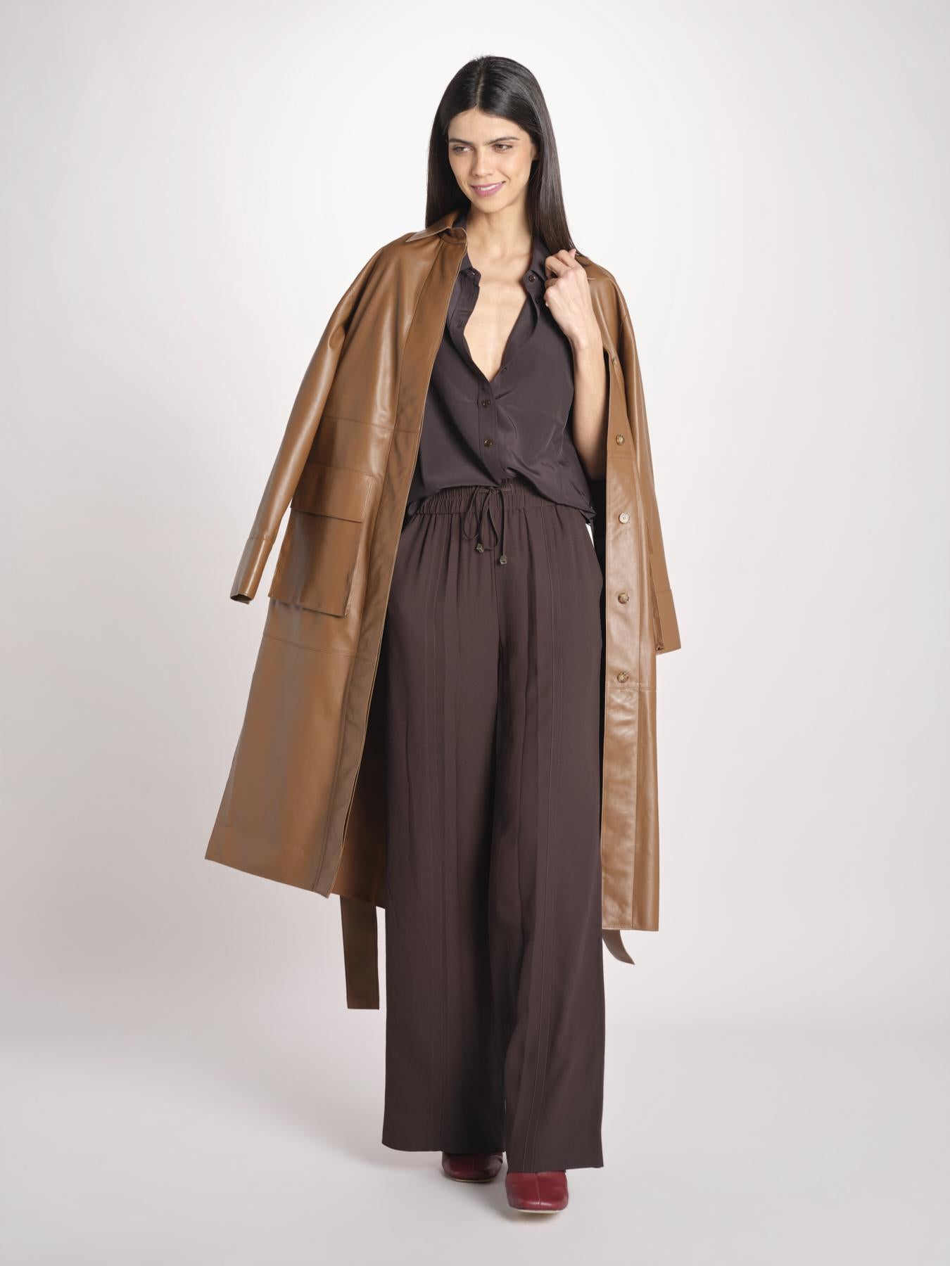 trench in pelle JF008586 CINNAMON 0605 joseph 