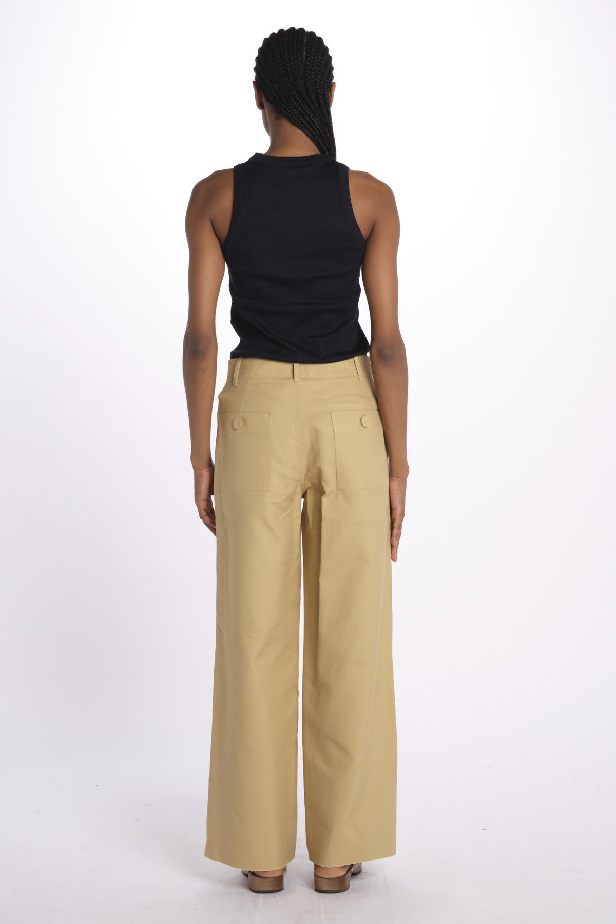 Pantaloni con tasche JK PANT CAMEL jejia 