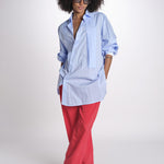pantalone in seta MOSS MJD244 RED jejia 