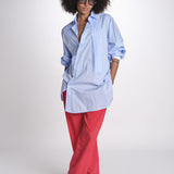 pantalone in seta MOSS MJD244 RED jejia 