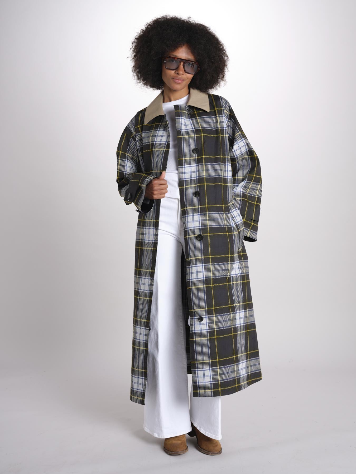 impermeabile scozzese LM-1190 ACJ04 NAVY mackintosh 