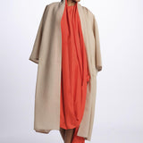 Abito seta con sciarpa DOLPHIN POPPY sofie d'hoore 