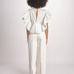 camicia con maniche a sbuffo TOMMIE CRISPY WHITE scarlett poppies 