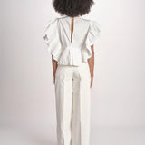 camicia con maniche a sbuffo TOMMIE CRISPY WHITE scarlett poppies 