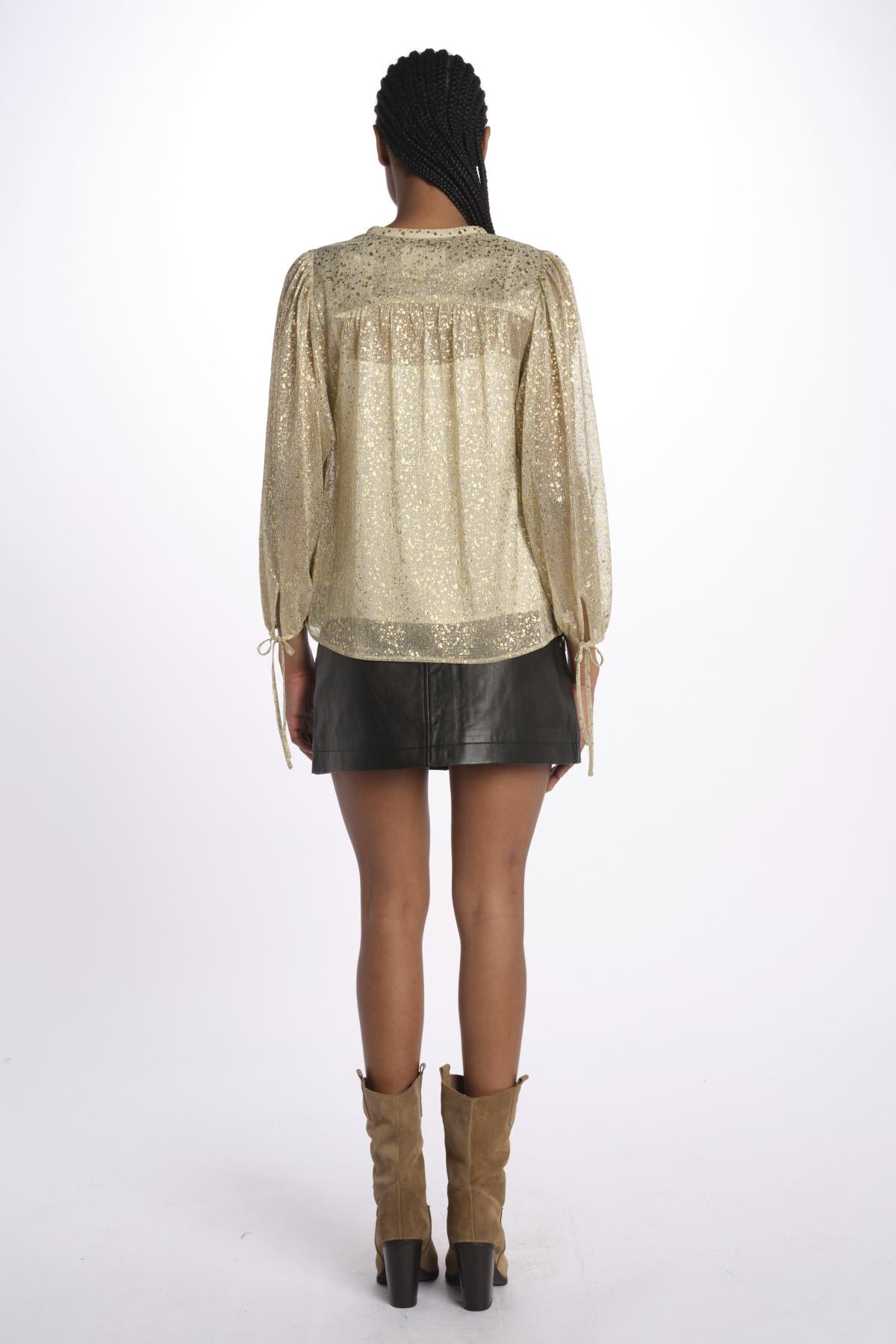 Camicia stampa oro CURTIS GOLD ba&sh 