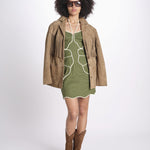 miniabito con petali 344455 GREEN L0013 farm rio 