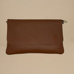 pochette in pelle con tracolla MINI SALLY BS0410 D17CUOIO SCURO borse 