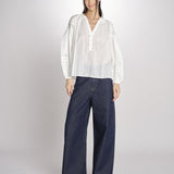 Camicia con nervature NIPOA 2HVA27-V09117 BLANC vanessa bruno 