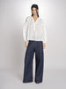 Camicia con nervature