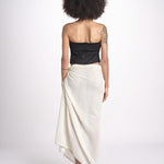 pareo in lurex gessato NORA OFF WHITE christianzen 
