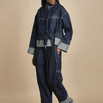 giubbotto over in denim BOXY JACKET 60877LID DA402 DARK INDIGO phillip lim 