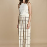 pantaloni a quadri TRAVEL CHECK BORD crida 