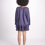camicia voille nervature ALEXANBLATU ENCRE laraethnics 