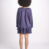 camicia voille nervature ALEXANBLATU ENCRE laraethnics 