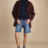 bermuda in denim THE UNDERCOVER BERMUDA SHORT4862 259 mother 