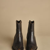 stivaletto texano. B10191ETRUVT-DC 11 NOCE T.MORO buttero 