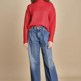 MYAC maglia collo alto in shetland BEMT512 LIPSTICK hartford 