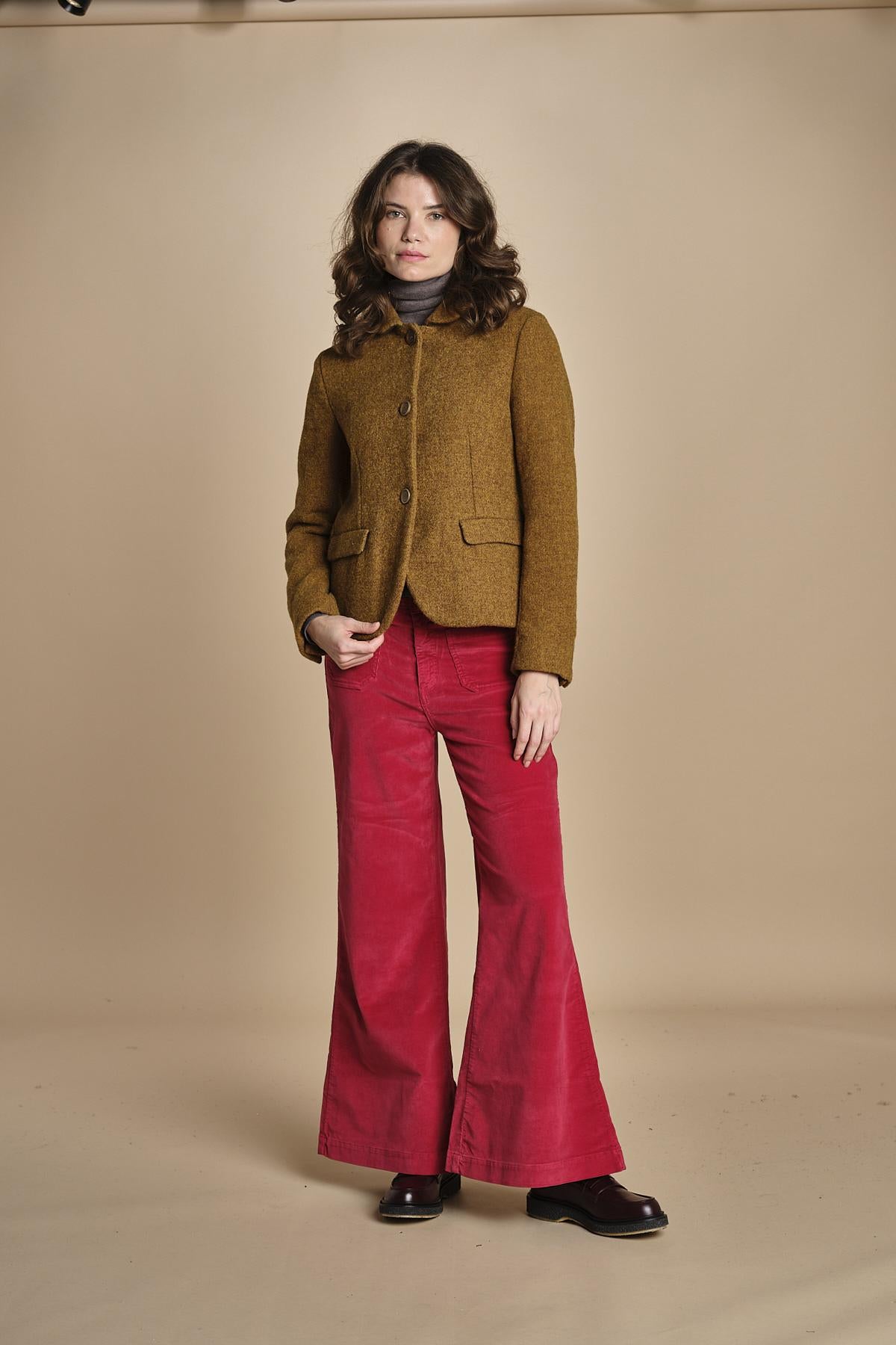 73% COTONE 25%TENCEL 2% ELASTAN CARLA XV01 091 CILIEGIA ps don't forget me 