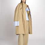 Giacca in canvas con tasche toppa CAMILLE MJD522_ATEX46 NUT jejia 