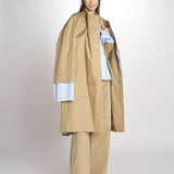 Giacca in canvas con tasche toppa CAMILLE MJD522_ATEX46 NUT jejia 