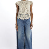 Top GIANNA pizzo macramè 026 BONE sea ny 
