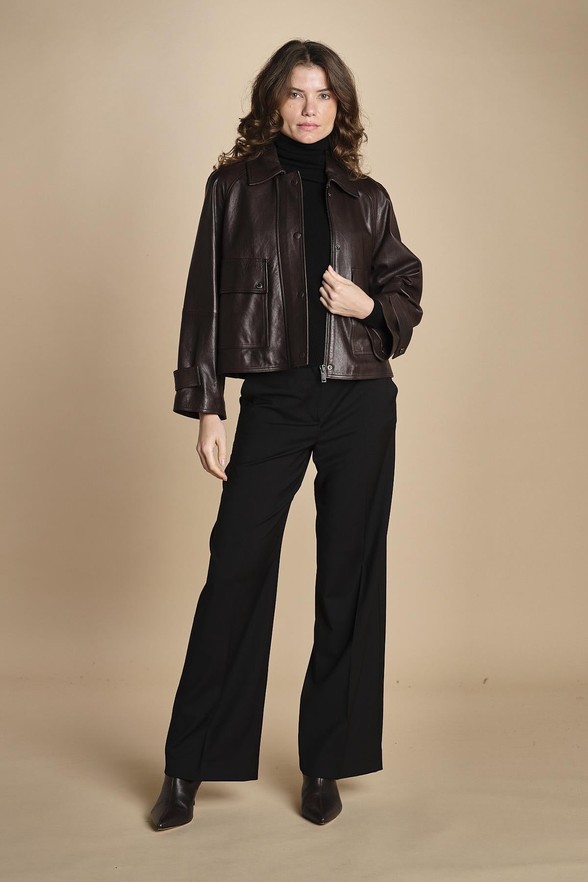 giaccone pelle BERBICE 2525446021600 001 weekend maxmara 