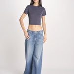 t-shirt costine m/c PARGA 026TS614RM BLU woc 