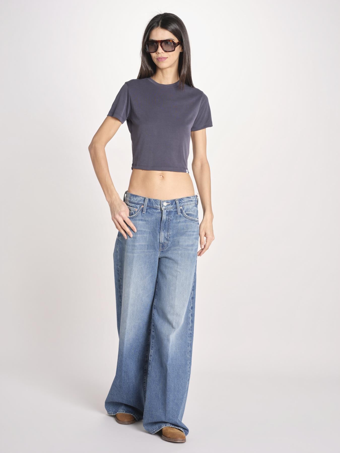 t-shirt costine m/c PARGA 026TS614RM BLU woc 