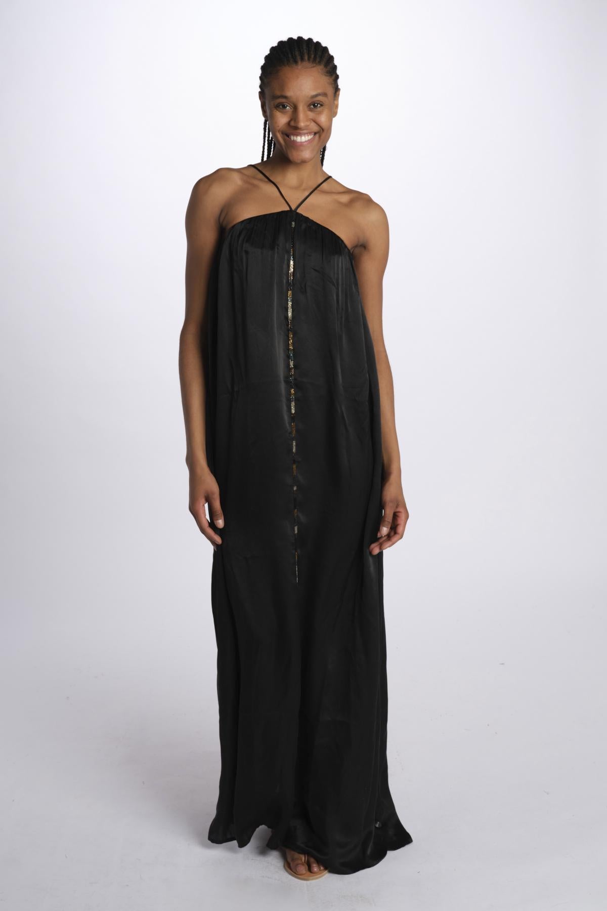 MED 3 DRESS BE24546 BLACK milaura 