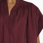 Camicia CORY m/c voille CORY BORDEAUX vanessa bruno 