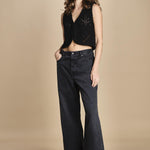 gilet in maglia GILES NOIR ba&sh 