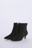 Suede ankle boot with 5cm stiletto heel
